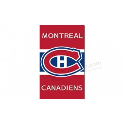 NHL Montreal Canadiens 3'x5' polyester flags vertical