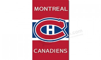 Nhl montreal canadiens 3'x5 'полиэфирные флаги вертикальные