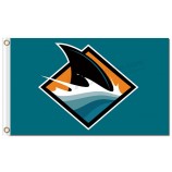 NHL San Jose Sharks 3'x5' polyester flags sharks fin with your logo