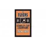 NHL Philadelphia Flyers 3'x5' polyester flags Stanley cup champions with your logo