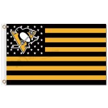 NHL Pittsburgh Penguins 3'x5' polyester flags stars stripes with your logo