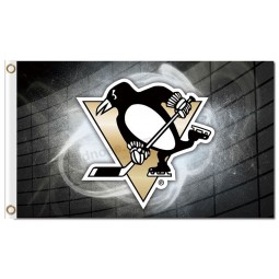 NHL Pittsburgh Penguins 3'x5' polyester flags with your logo