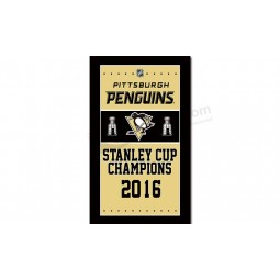 NHL Pittsburgh Penguins 3'x5' polyester flags champion 2016