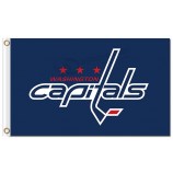 NHL Washington Capitals 3'x5' polyester flags team name blue with your logo