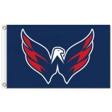 NHL Washington Capitals 3'x5' polyester flags blue with your logo