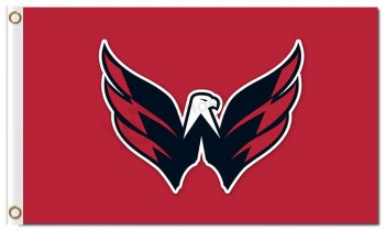 NHL Washington Capitals 3'x5' polyester flags with your logo