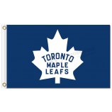 NHL Toronto Maple Leafs 3'x5' polyester flags white leaf with your logo