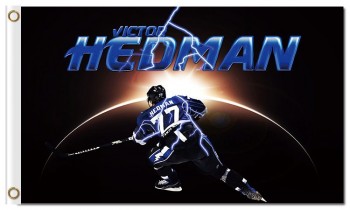 NHL Tampa Bay Lightning 3'x5' polyester flags Hedman with your logo