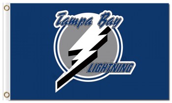 Nhl tampa bay lightning 3'x5 'banderas de poliéster logotipo 3d