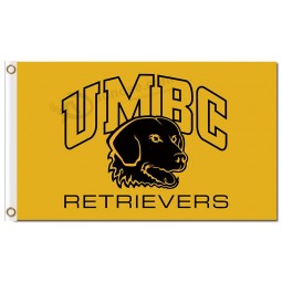 NCAA Maryland Baltimore County Retrievers 3'x5' polyester flags black characters for custom size 