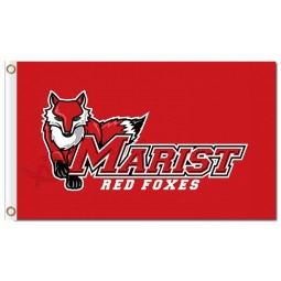 Wholesale cheap NCAA Marist Red Foxes 3'x5' polyester flags