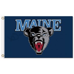 Wholesale cheap NCAA Maine Black Bears 3'x5' polyester flags yelling bear
