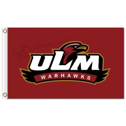 NCAA Louisiana-Monroe Warhawks 3'x5' polyester flags characters