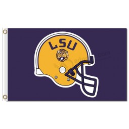 Ncaa Louisiana State Tigers 3'x5 'Polyester Fahnen Helm