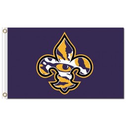 Ncaa路易斯安那州 lafayette ragin'cajuns 3'x5'聚酯旗帜