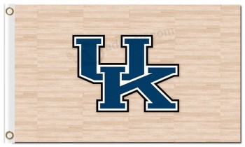 NCAA Kentucky Wildcats 3'x5' polyester flags Wood color for sale