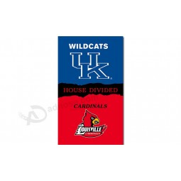 NCAA Kentucky Wildcats 3'x5' polyester flags UK and cock for sale
