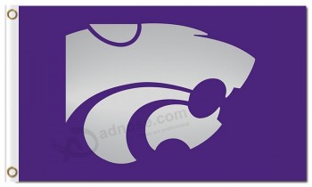 NCAA Kansas State Wildcats 3'x5' polyester flags for sale