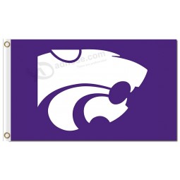 NCAA Kansas State Wildcats 3'x5' polyester flags white logo for sale