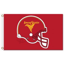 Ncaa iowa state cyclones 3'x5 '폴리 에스테르 깃발 헬멧