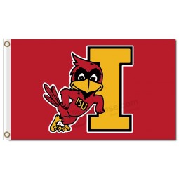 NCAA Iowa State Cyclones 3'x5' polyester flags red and orange