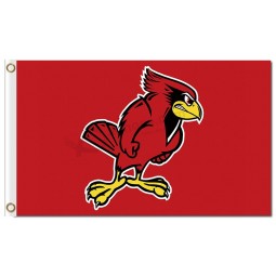 Wholesale Custom high-end NCAA Illinois State Redbirds 3'x5' polyester flags angry cock