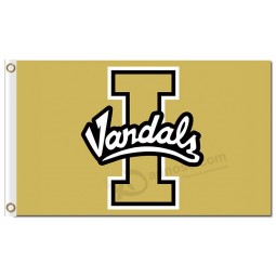 Wholesale Custom high-end NCAA Idaho Vandals 3'x5' polyester flags with character