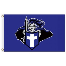 Custom high-end NCAA Holy Cross Crusaders 3'x5' polyester flags purple background