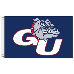 Custom cheap NCAA Gonzaga Bulldogs 3'x5' polyester flags