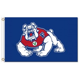 Custom high-end NCAA Fresno State Bulldogs 3'x5' polyester flags
