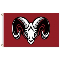 Custom high-end NCAA Fordham Rams 3'x5' polyester flags red
