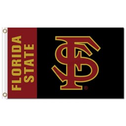 Custom high-end NCAA Florida State Seminoles  3'x5' polyester flags ST character