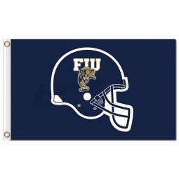 Custom high-end NCAA Florida International Golden Panthers 3'x5' polyester flags helmet