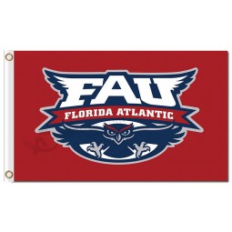 NCAA Florida Atlantic Owls 3'x5' polyester flags FAU for sale