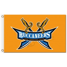 Wholesale custom cheap NCAA East Tennessee State Buccaneers 3'x5' polyester flags