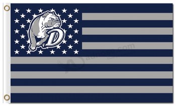 Venta al por mayor personalizado barato ncaa drake bulldogs 3'x5 'banderas de poliéster nacional