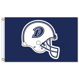 Wholesale custom cheap NCAA Drake Bulldogs 3'x5' polyester flags helmet