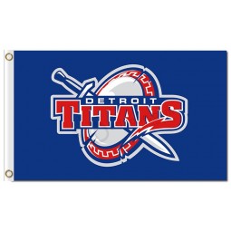 Wholesale custom cheap NCAA Detroit Mercy Titans 3'x5' polyester flags
