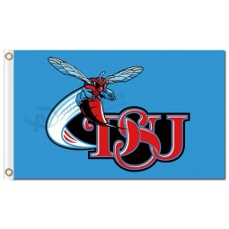 NCAA Delaware State Hornets 3'x5' polyester flags BLUE for sale