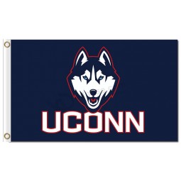 NCAA Connecticut Huskies 3'x5' polyester flags UCONN for sale