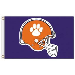 NCAA Clemson Tiger 3'x5' polyester flags helmet for sale