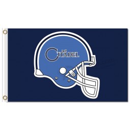 Custom cheap NCAA Citadel Bulldogs 3'x5' polyester flags helmet