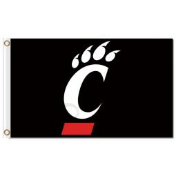 Custom cheap NCAA Cincinnati Bearcats 3'x5' polyester flags logo