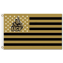 Custom high-end NCAA Central Florida Golden Knights 3'x5' polyester flags national