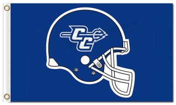 Custom high-end NCAA Central Connecticut State Blue Devils 3'x5' polyester flags helmet