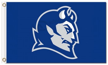 Wholesale custom high-end NCAA Central Connecticut State Blue Devils 3'x5' polyester flags logo