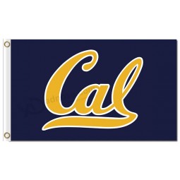 Wholesale custom high-end NCAA California Golden Bears 3'x5' polyester flags CAL