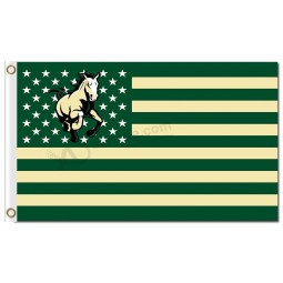Wholesale custom high-end NCAA Cal Poly Mustangs 3'x5' polyester flags national