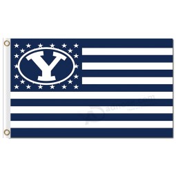 Wholesale custom cheap NCAA Brigham Young Cougars 3'x5' polyester flags stars stripes