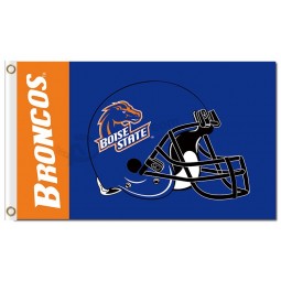 NCAA Boise State Broncos 3'x5' polyester sports banners and flags helmet